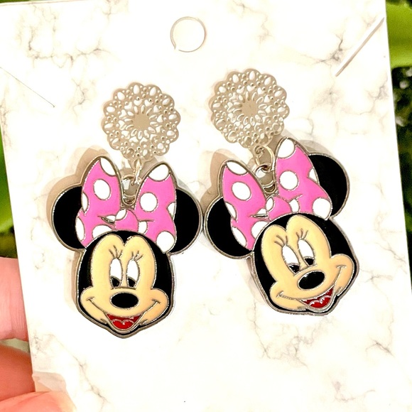Minnie Mouse Disney Dangle Earrings - Picture 2 of 4